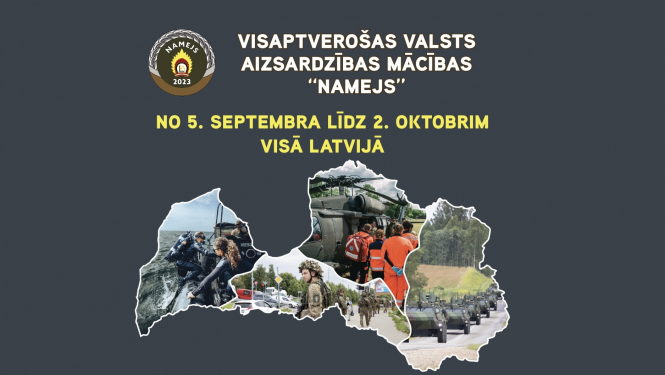 Namejs, militārās mācības