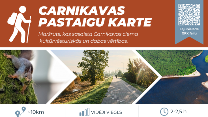 Carnikavas pastaigu karte