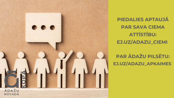 piedalies aptaujā apkaimes