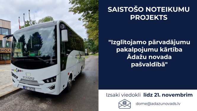 SN - izglītojamo pārvadāšanas pārtība