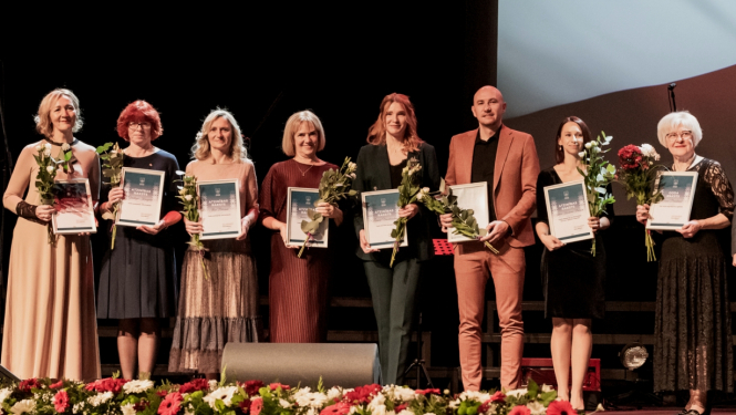 Balvas izglītībā "Ādažu novada Gada pedagogs" 2023. gada laureāti. Foto: Ineta Freimane