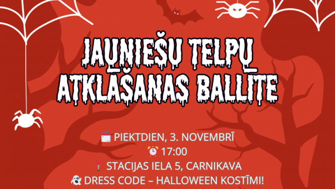 jauniešu telpu atklāšana, halloween