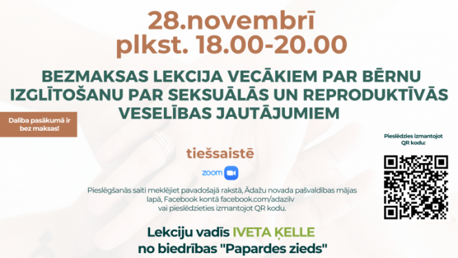 tematiskais vakars - seksuālā, reproduktīvā veselība