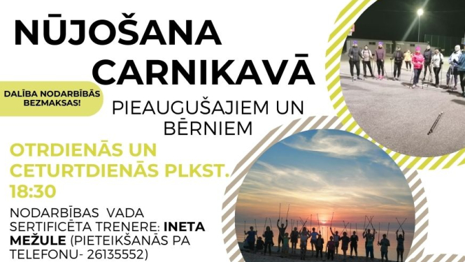 Nūjošana Carnikavā