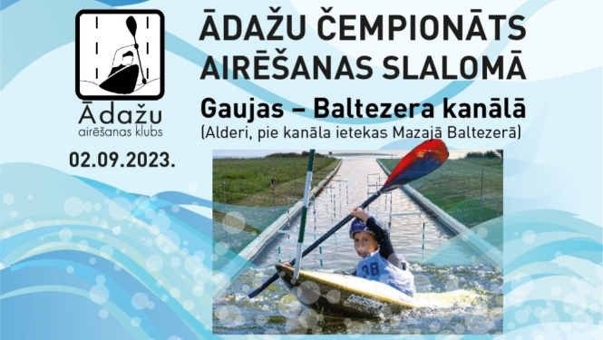 Ādažu čempionāts airēšanas slalomā 2023