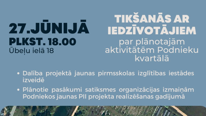 karte ar Podnieku teritoriju