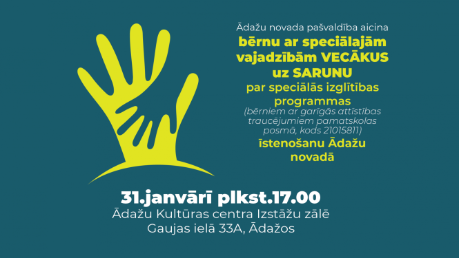 saruna ar bērnu ar speciālajām vajadzībām vecākiem