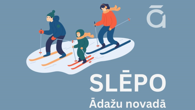 slēpo Ādažu novadā