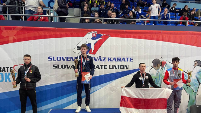 Artūrs Stepanovs, 1. vieta, Bratislava, karatē