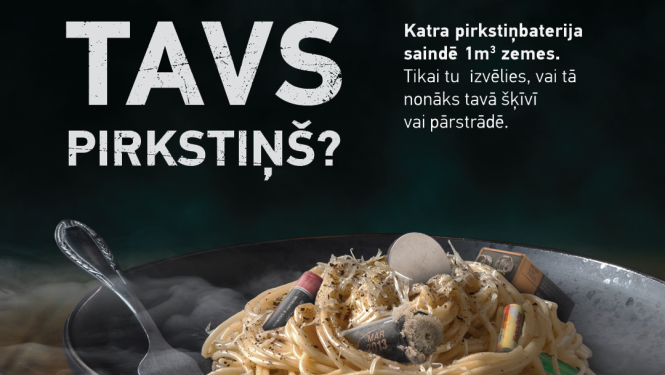 Afiša baterijas šķirošanai