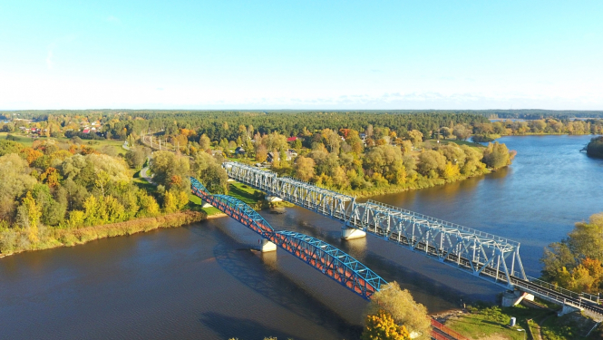 Tilts pār Gauju, dzelzceļa tilts, gājēju tilts, Carnikava