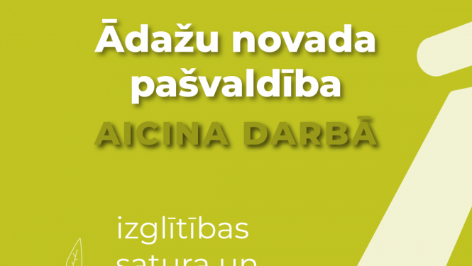 TE IR DARBS: izglītības satura un kvalitātes speciālistam