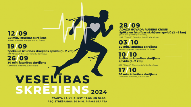 veselības skrējiens 2024