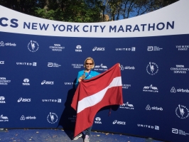 Anda Valtere - finišs Ņujorkā
