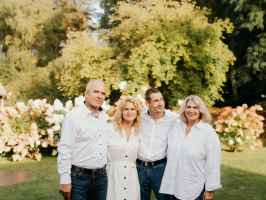 Ieva Roze - ar ģimeni