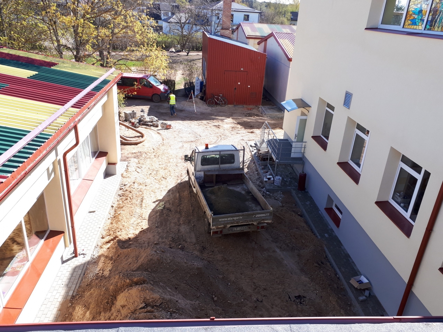 Siltināšanas darbi Ādažu bērnudārzā tuvojas nobeigumam