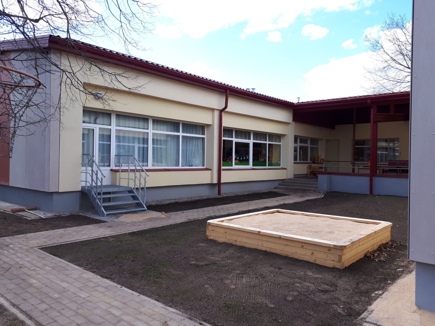 Siltināšanas darbi Ādažu bērnudārzā tuvojas nobeigumam