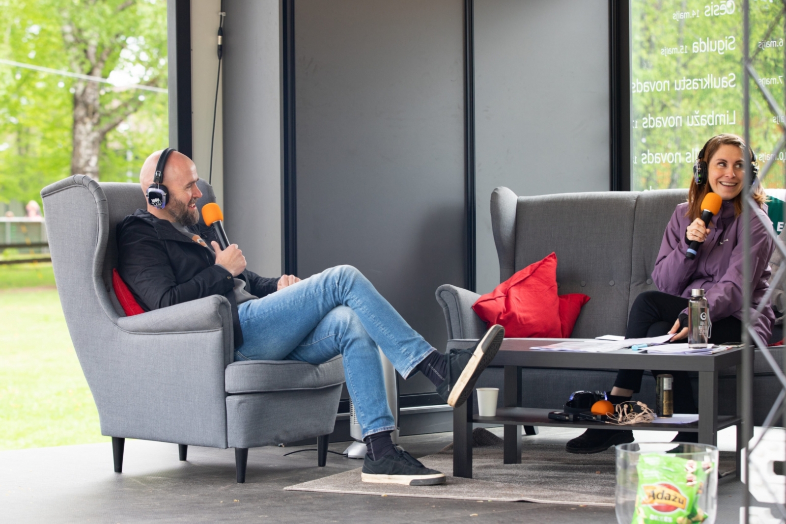 Radio SWH tiešraides studija viesojas Ādažos