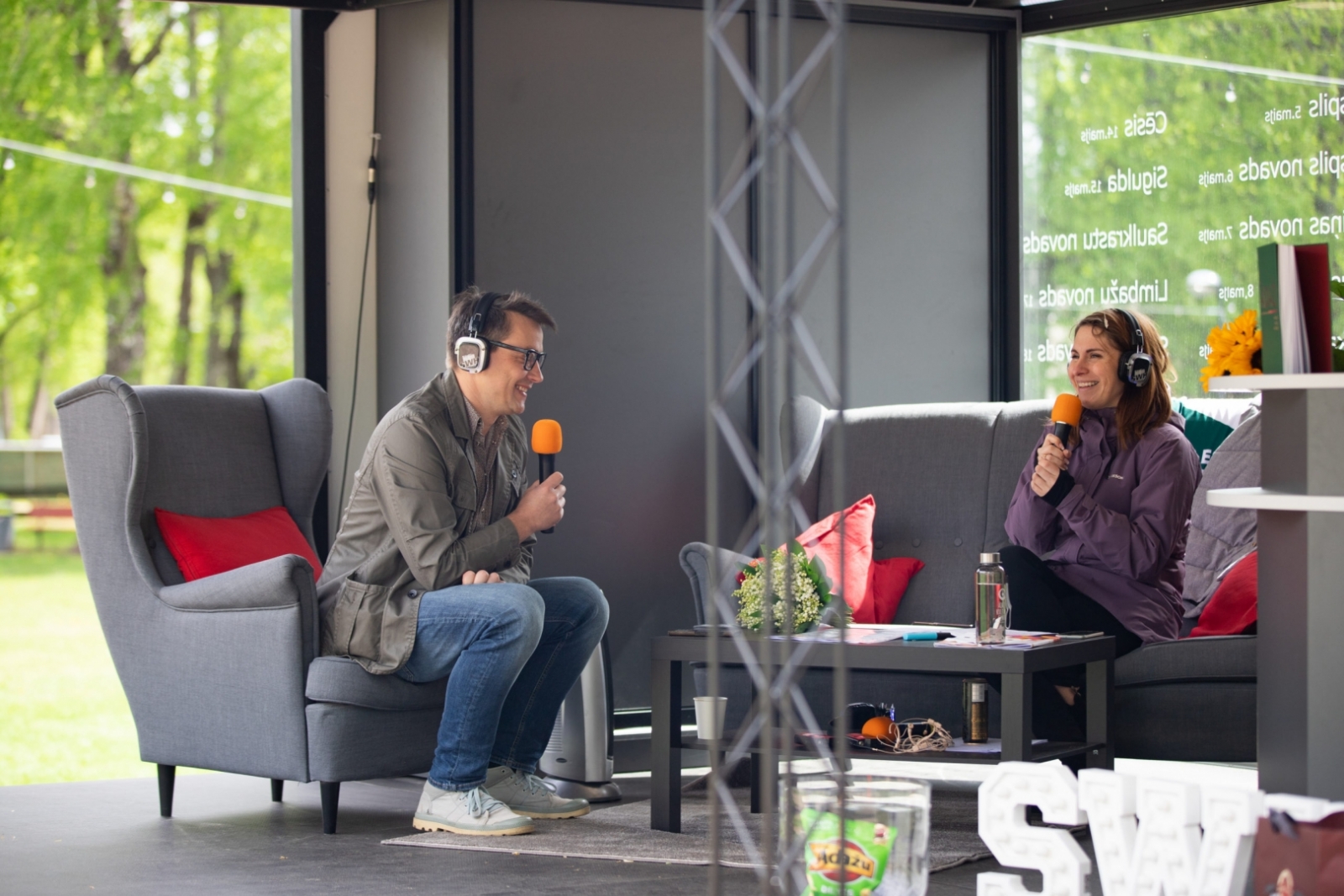 Radio SWH tiešraides studija viesojas Ādažos