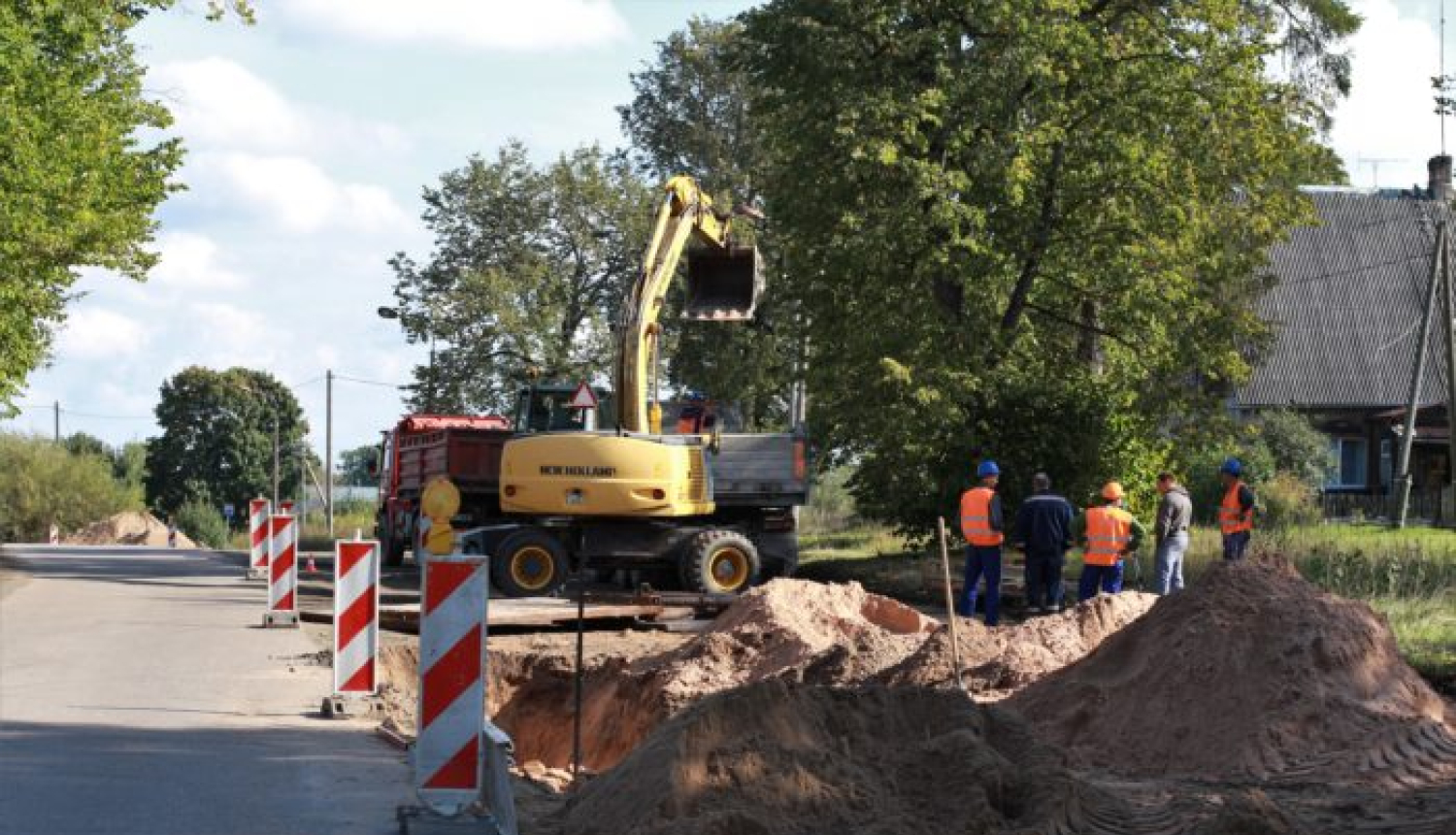 Uzsākti būvdarbi Muižas ielas pārbūvei