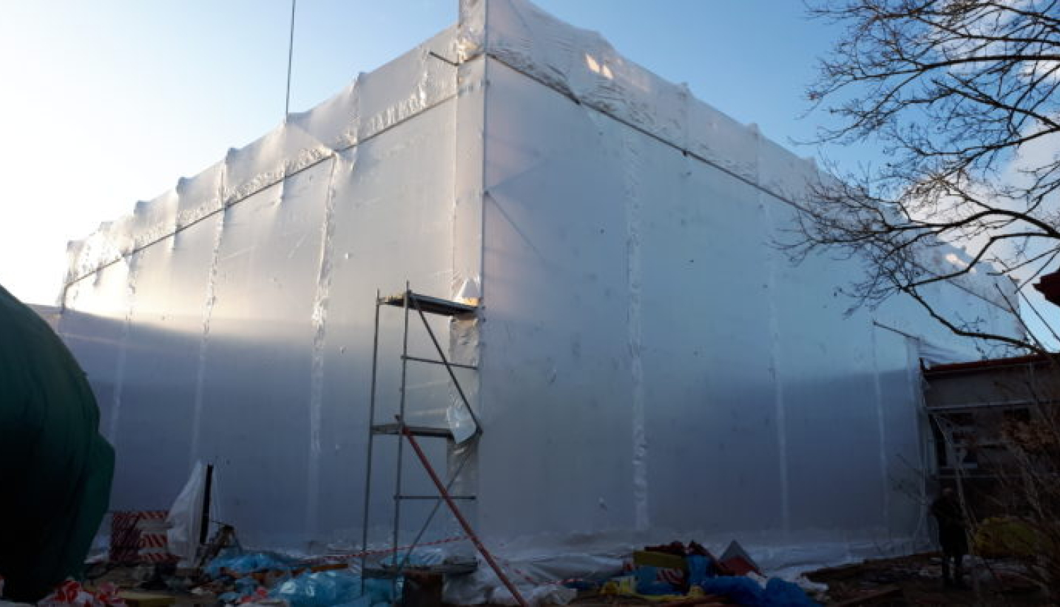 Ādažu bērnudārza siltināšanas darbi turpinās