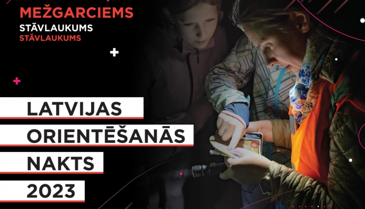 orientēšanās nakts, Mežgarciems 2023