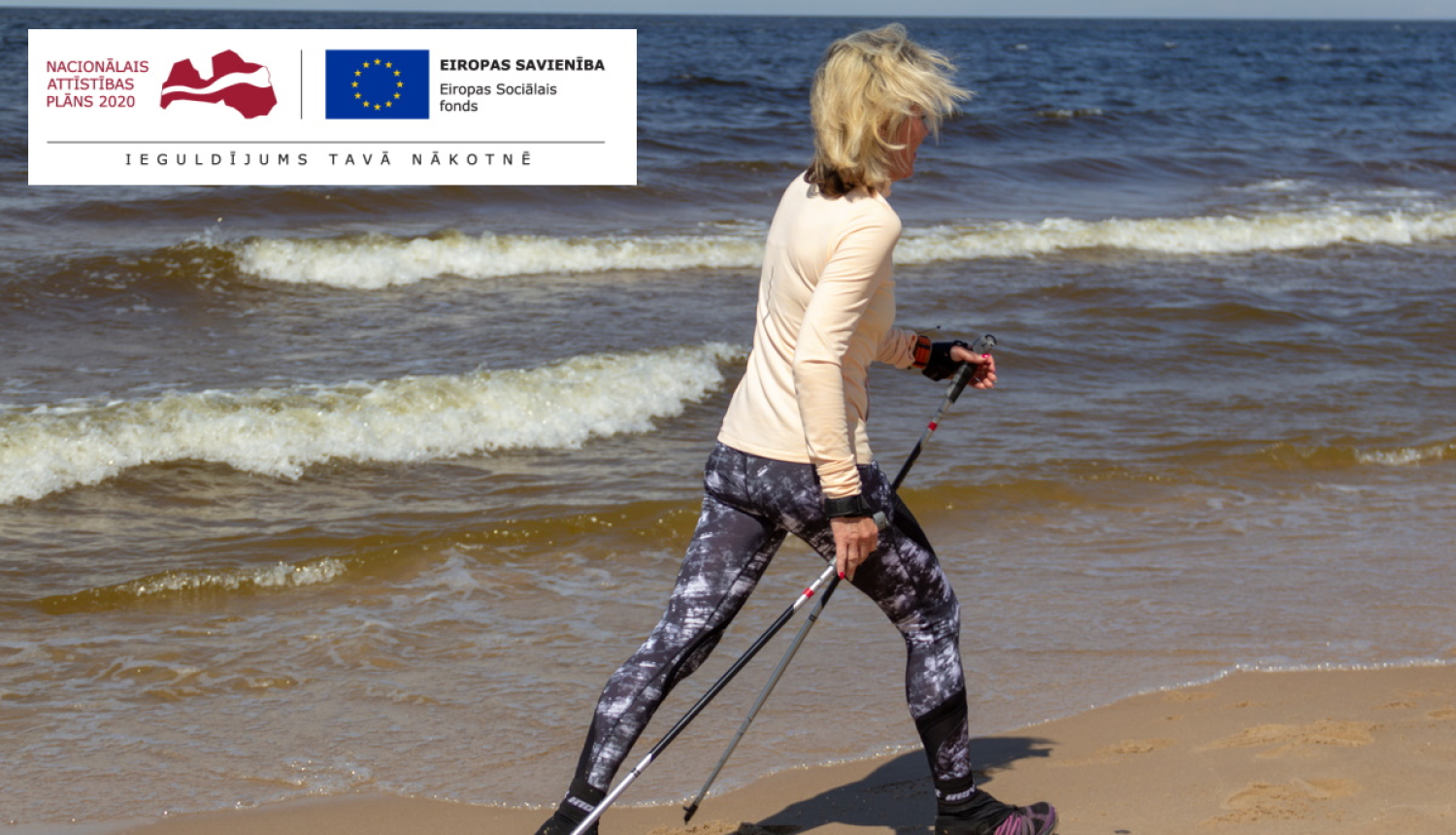 Aicinām visus interesentus piedalīties bezmaksas nūjošanas nodarbībās