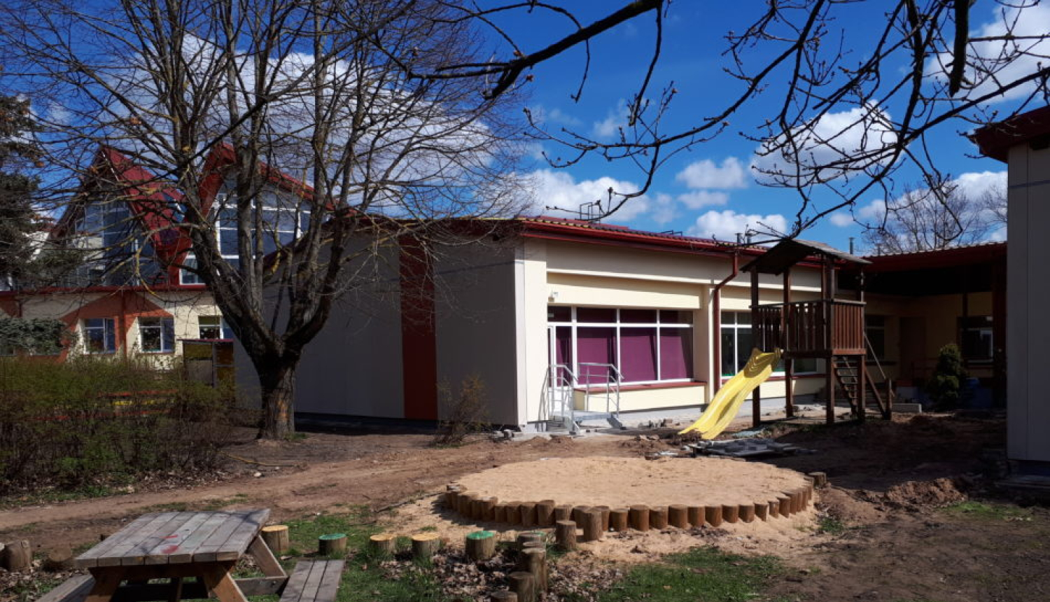 Siltināšanas darbi Ādažu bērnudārzā tuvojas nobeigumam