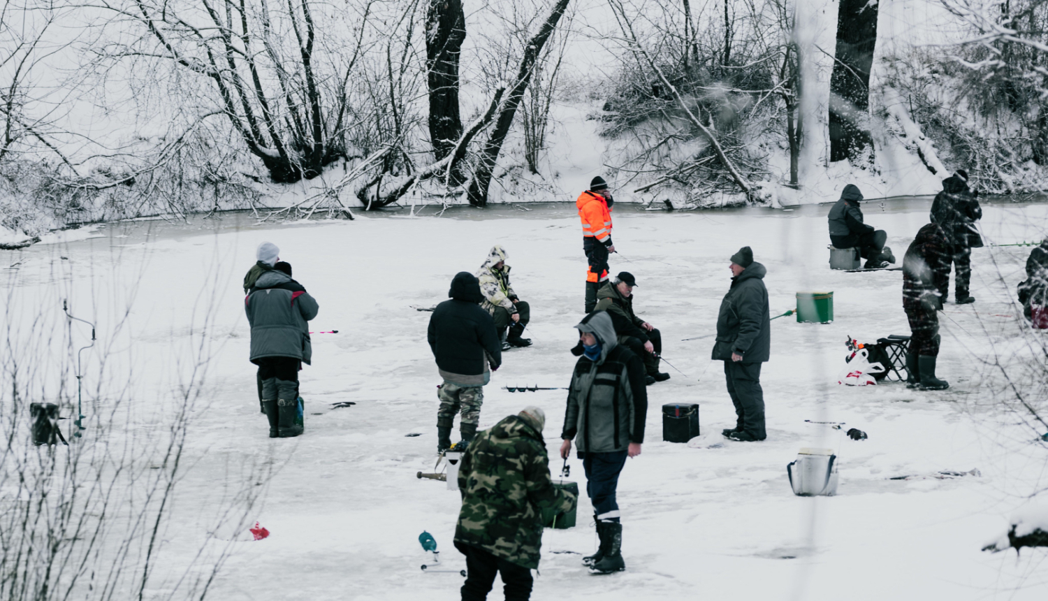 zemledus makšķernieki
