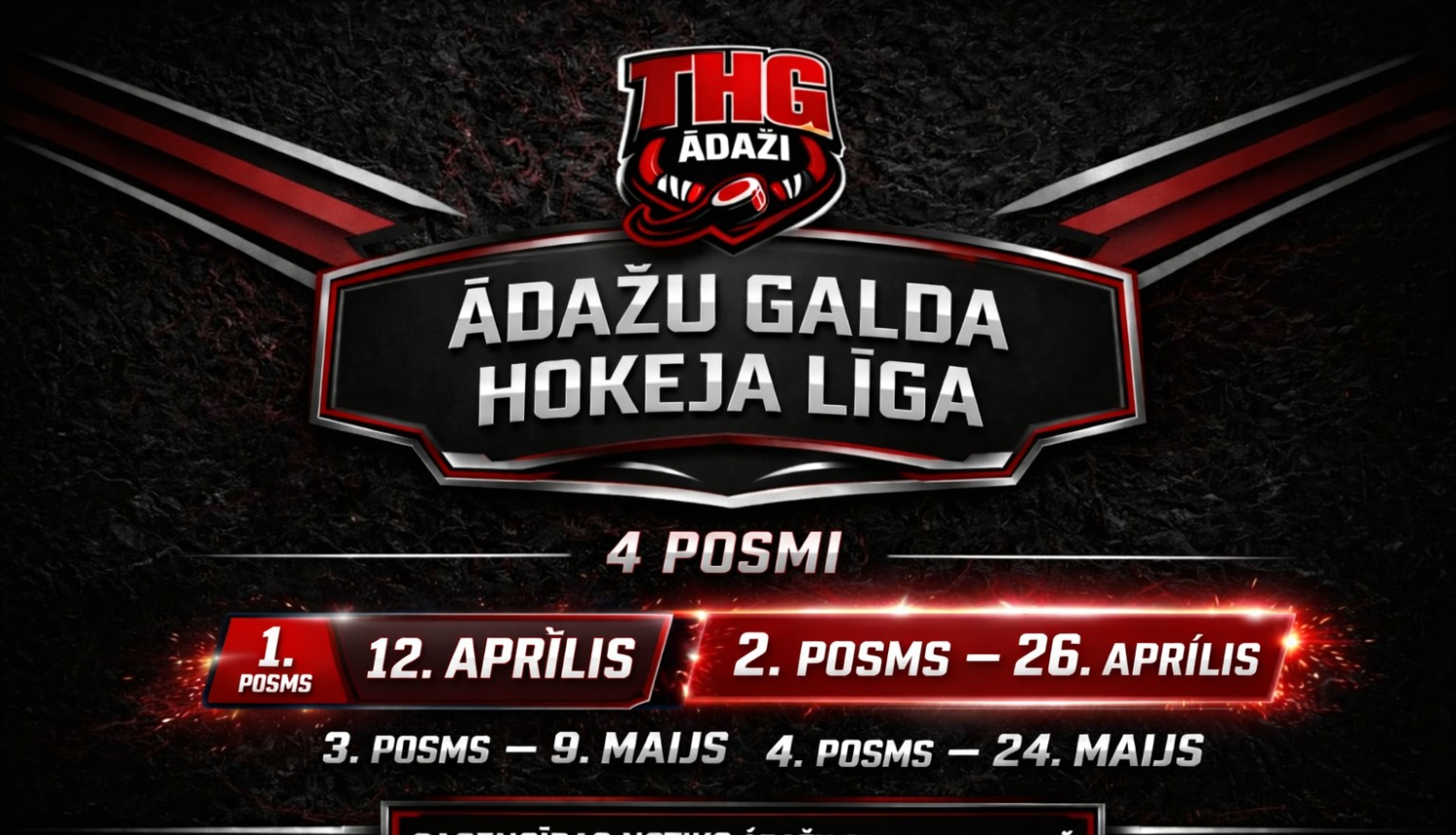 Ādažu galda hokeja līgas 2. posms 