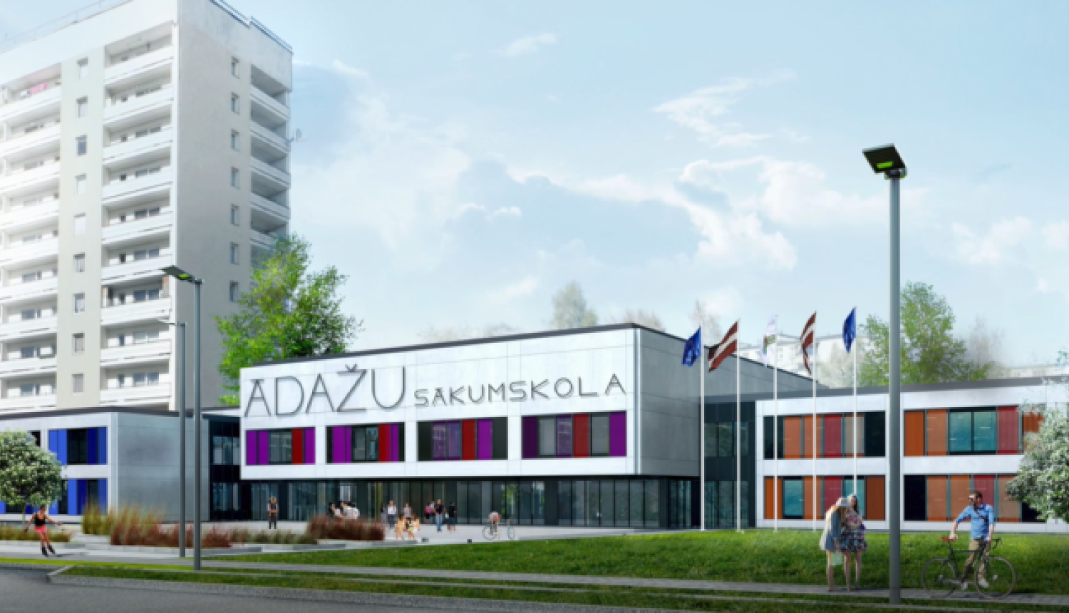 Noslēgts līgums par skolas jaunās ēkas un Attekas ielas turpinājuma būvniecību