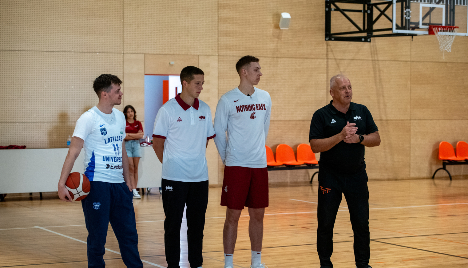 Basketbolistu meistarklase Ādažos