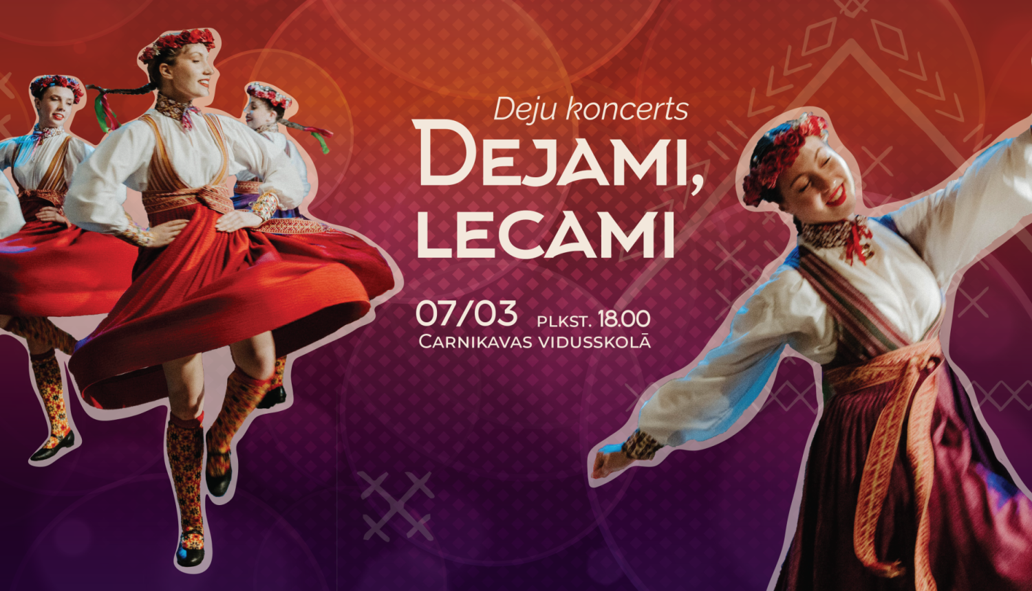 Deju koncerts Dejami, lecami