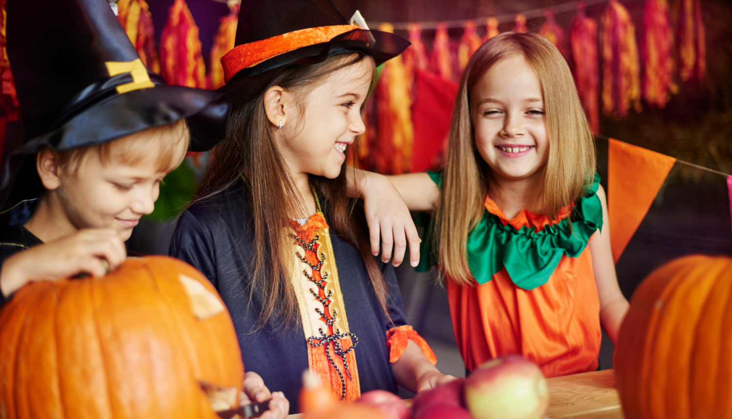 bērni Heloween