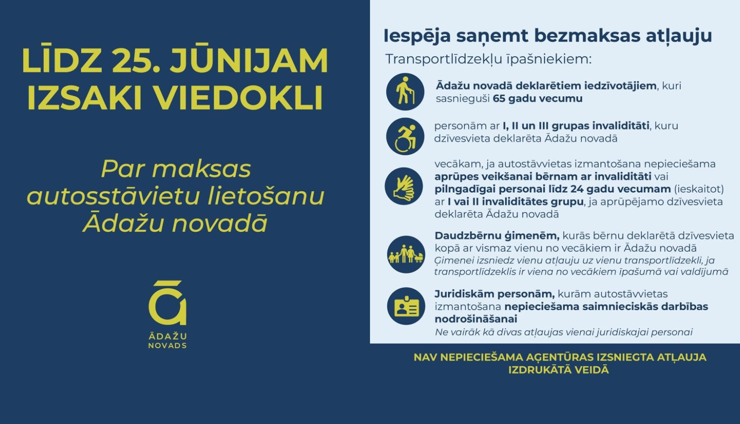 saistošo noteikumu projekts - autostāvvietas