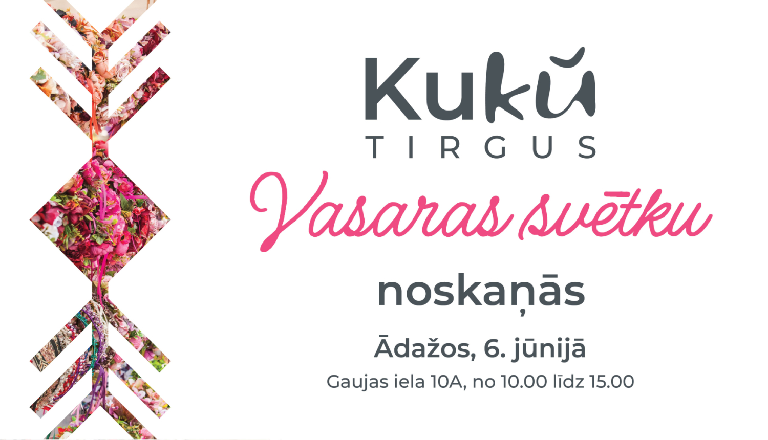 Kuku tirgus vasaras noskaņās