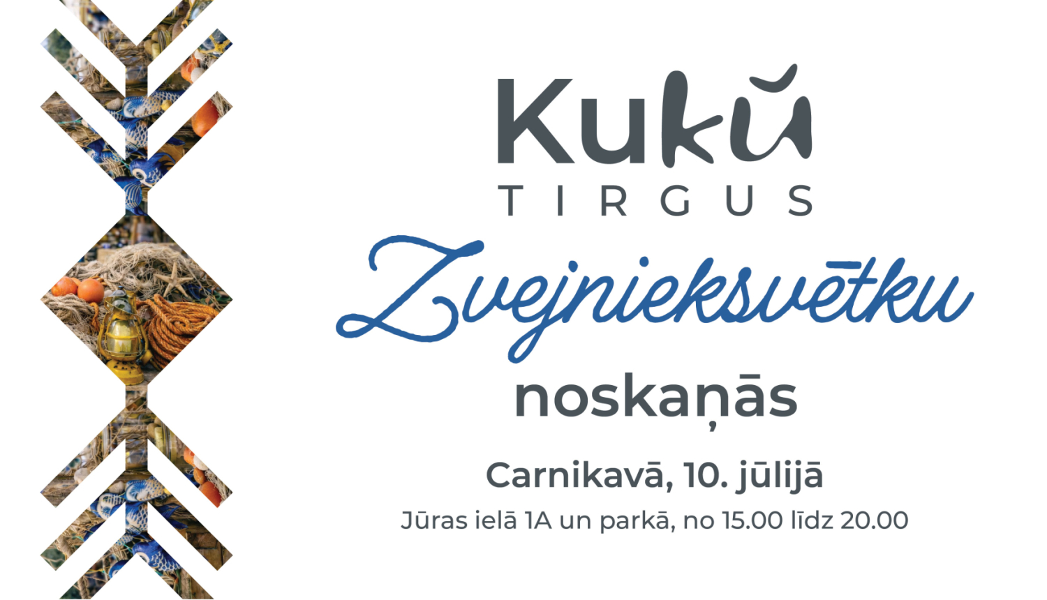 Kuku tirgus Zvejnieksvētku noskaņās