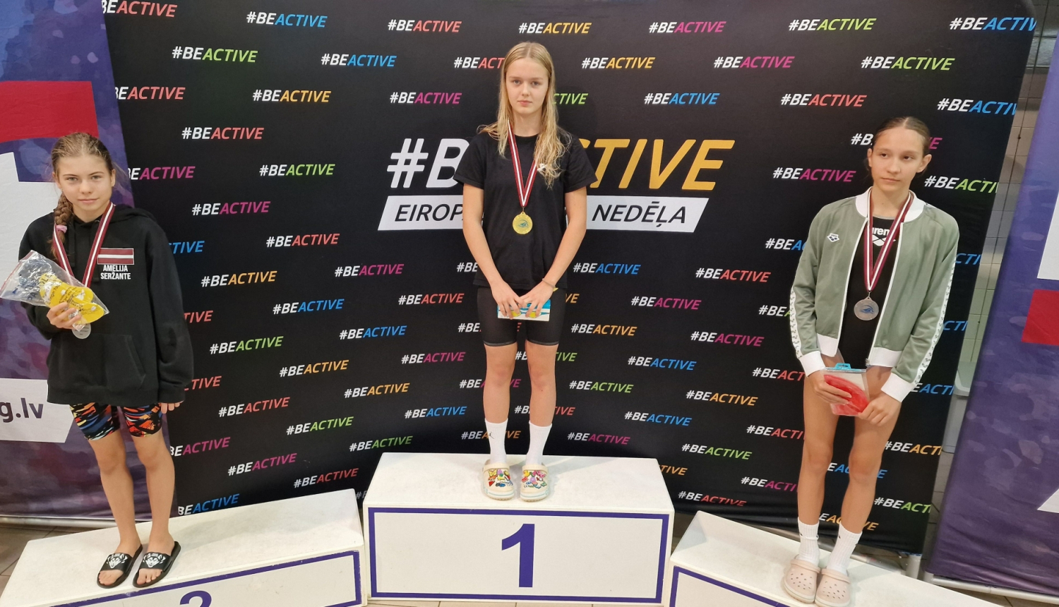 Amēlija Seržante, 2. vieta, peldēšana