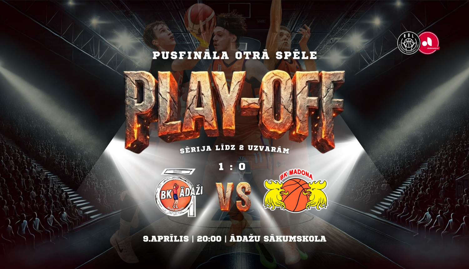 RBL pusfināls: Ādaži Daily - Madona