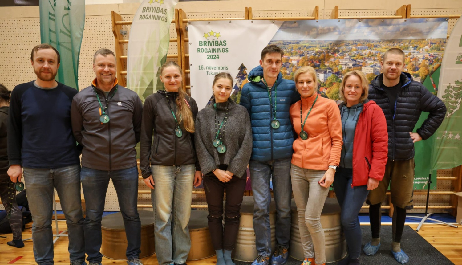 Ādažu komandas brīvības rogainingā