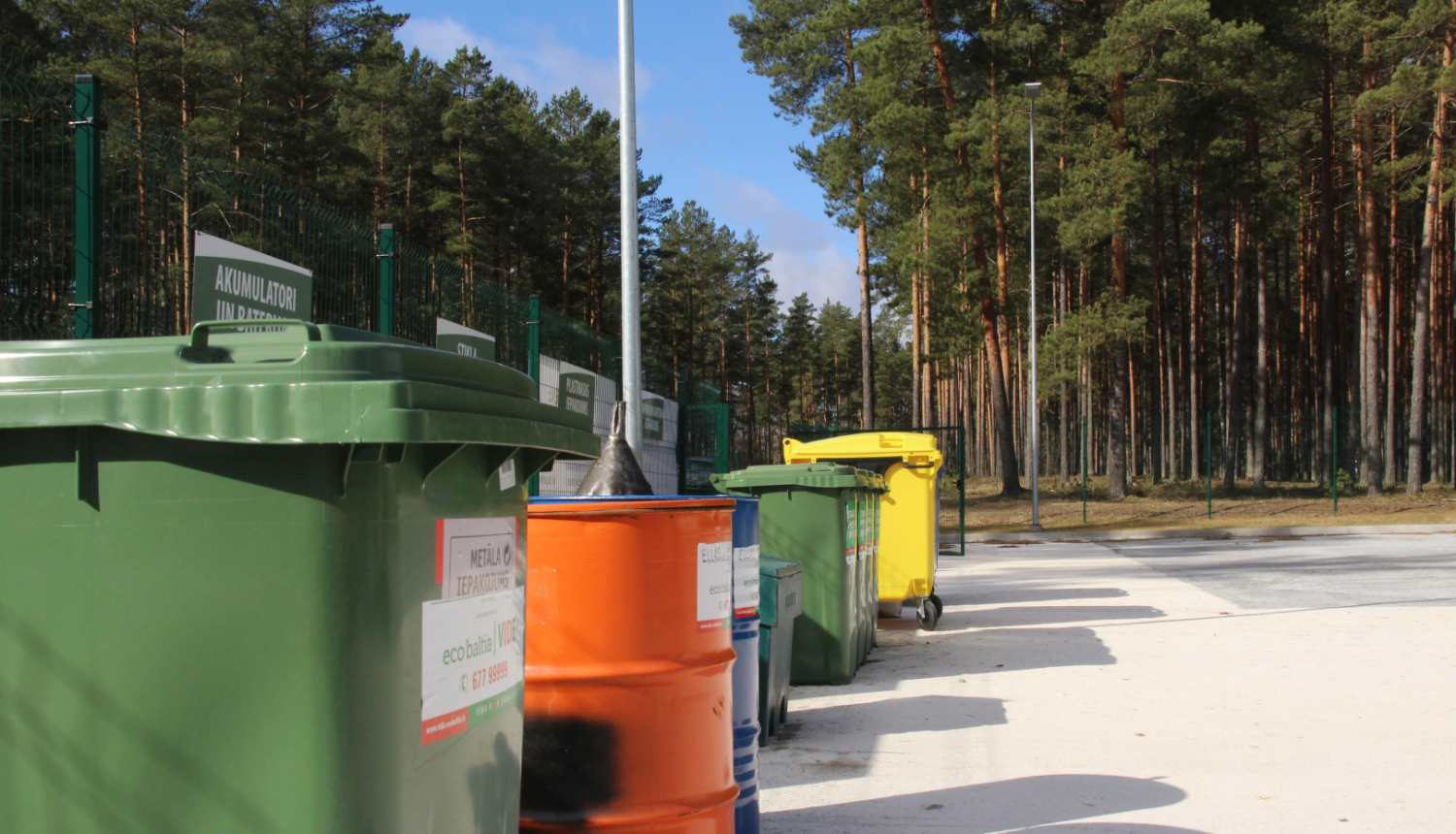 atkritumu šķirošana, atkritumu laukums