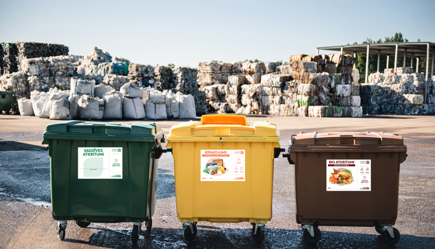 Eco Baltia atkritumu apsaimniekošana, konteineri