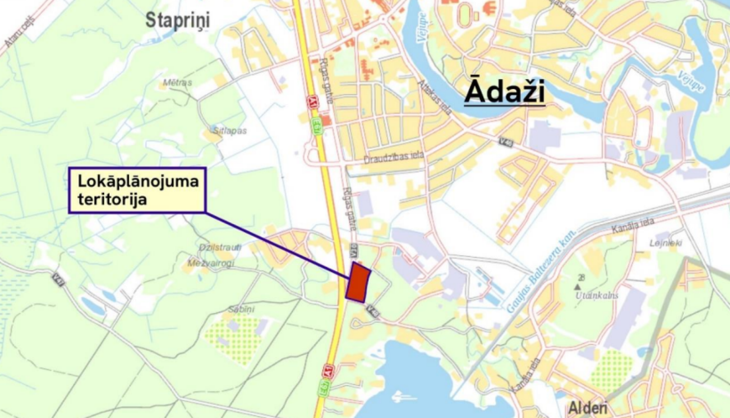 avenes, lokālplānojuma teritorija