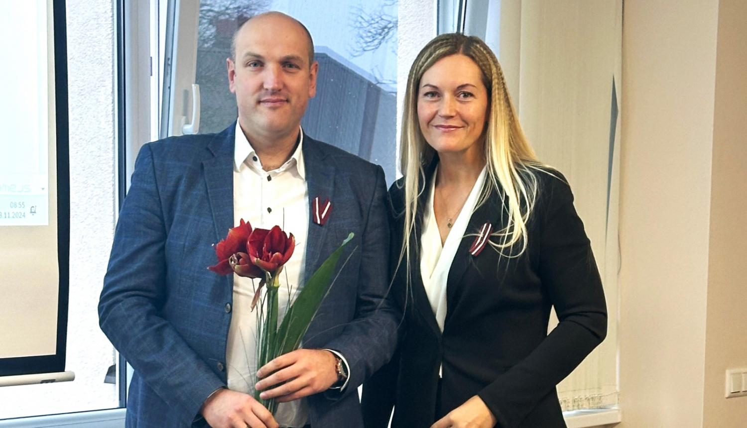 Lauris Bernāns un Karīna Miķelsone