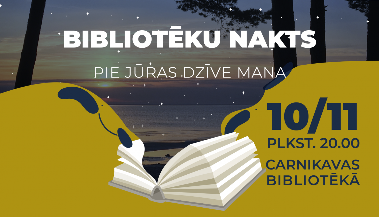 Bibliotēku nakts Carnikavas bibliotēkā