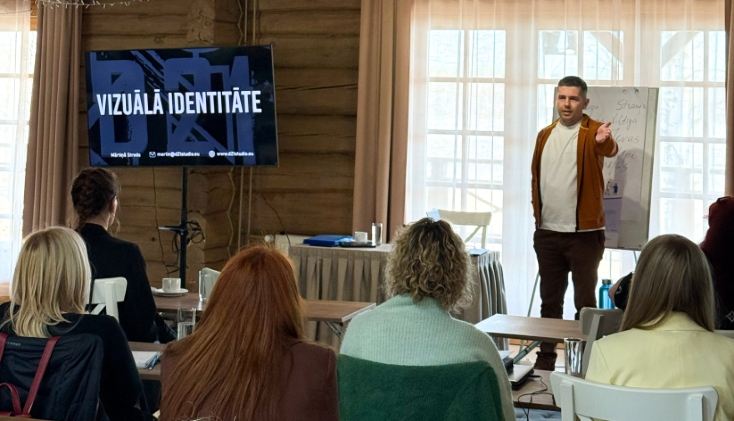 apmācības par vietas zīmola un vizuālās identitātes izstrādi Gaujas lejtecei