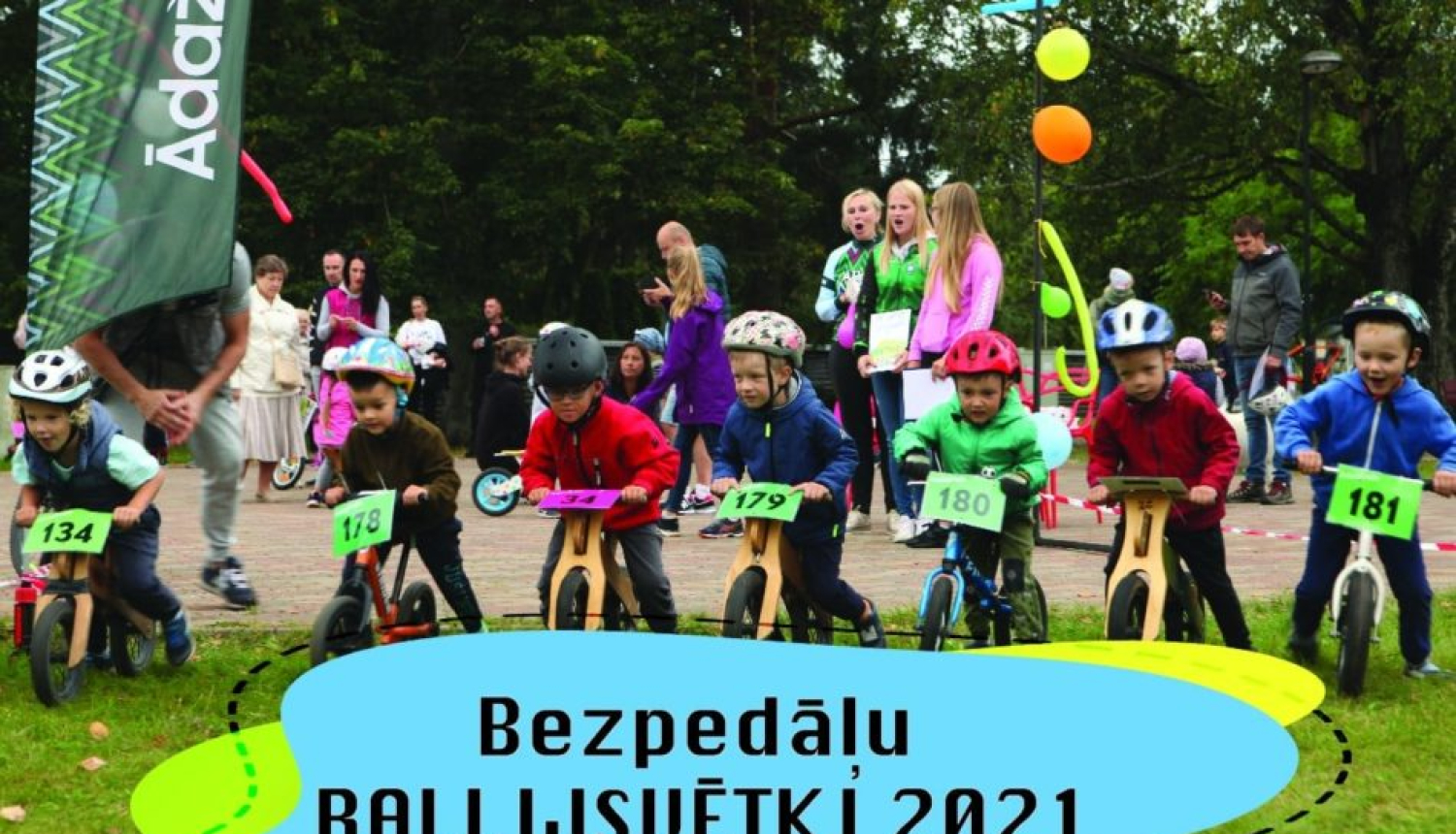 plakāts ar bērniem