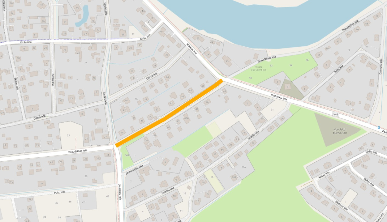 draudzības ielas seguma atjaunošana