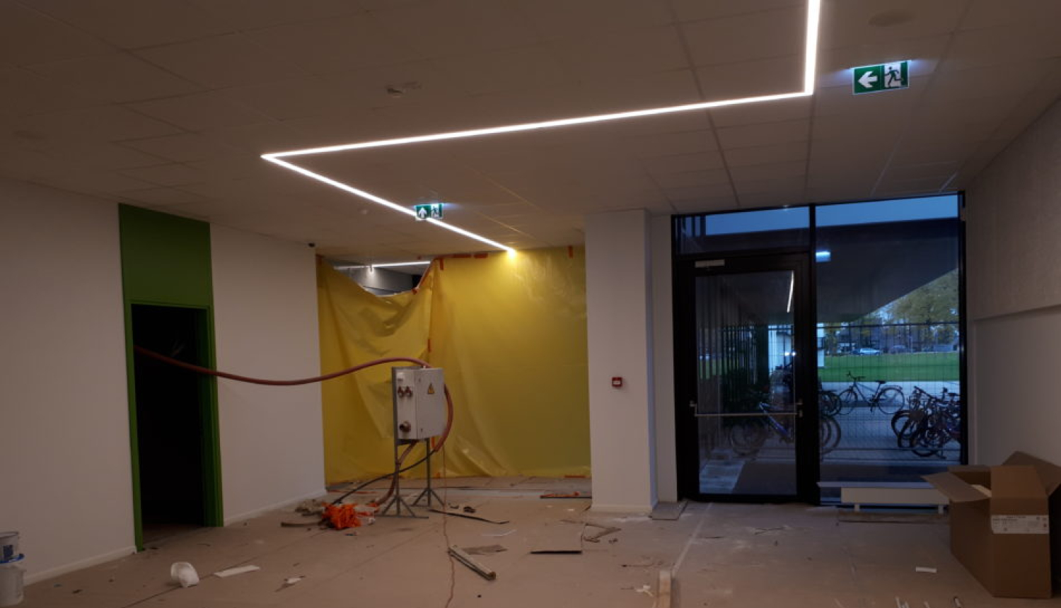 Ādažu sākumskolas 3.kārta ir savienota ar jau uzbūvēto ēku