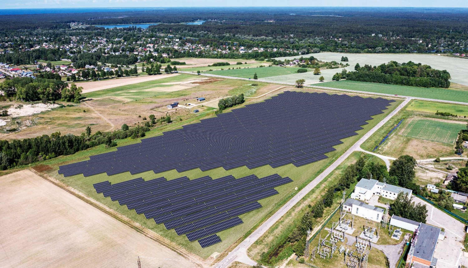 Saules elektrostacija, Carnikava